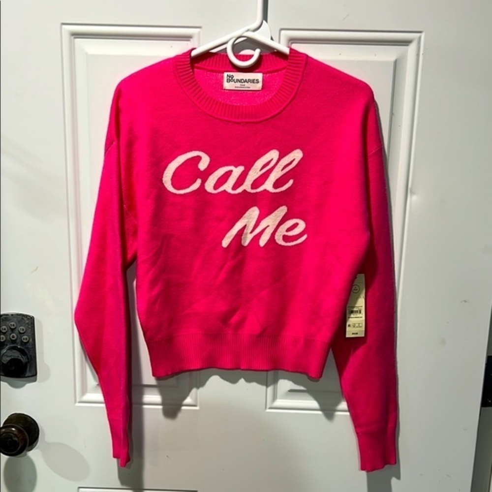 Call Me Pink Crewneck Sweater